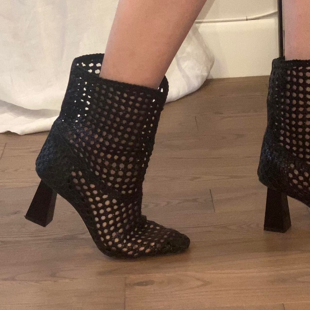 Dear Frances Cher Boot Woven Leather Size 38